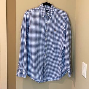 Polo Ralph Lauren Blue Button Down Size M Classic